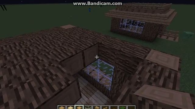 строим дачный домик в Minecraft