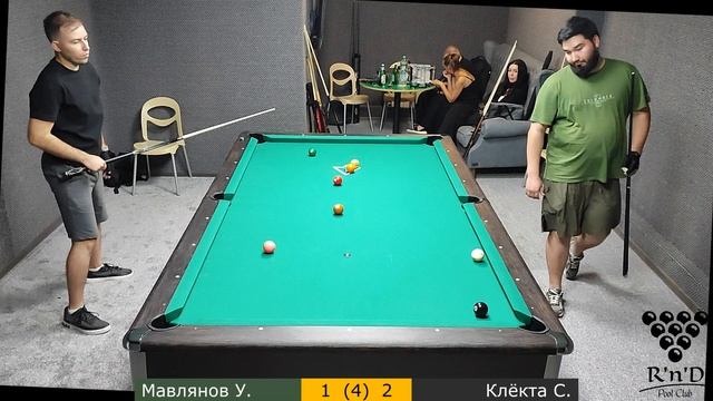 Мавлянов У. – Клёкта С. «9». 30.06.2024. Roll'n'Draw Pool Club