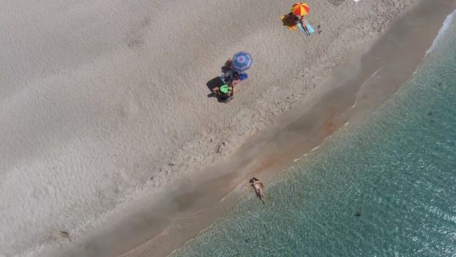 Море на Беляусе с высоты птичьего полета. Архивное видео 2020.