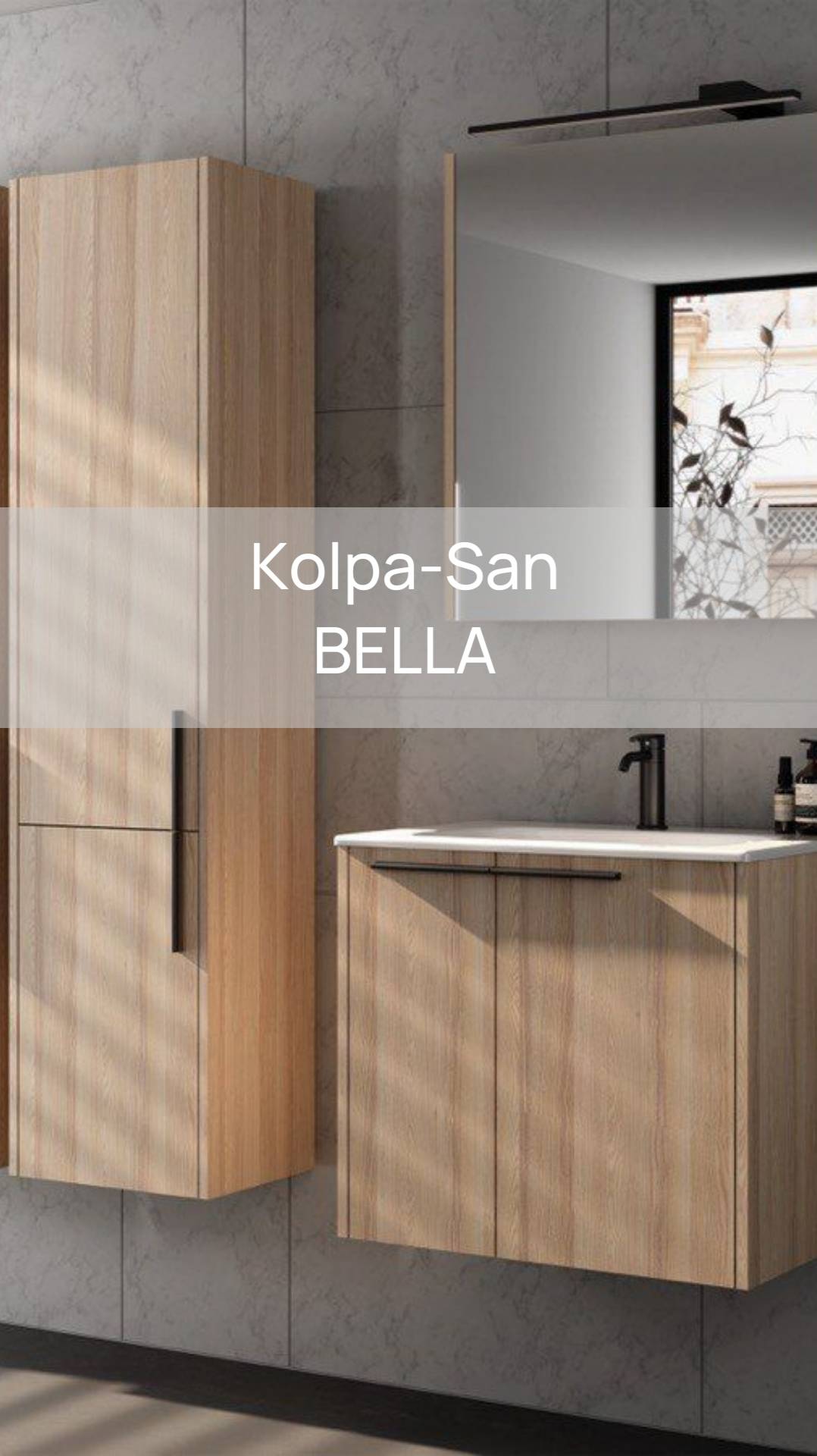 Мебель для ванной комнаты Kolpa-San BELLA  цвет Coimbra (Ясень Коимбра)