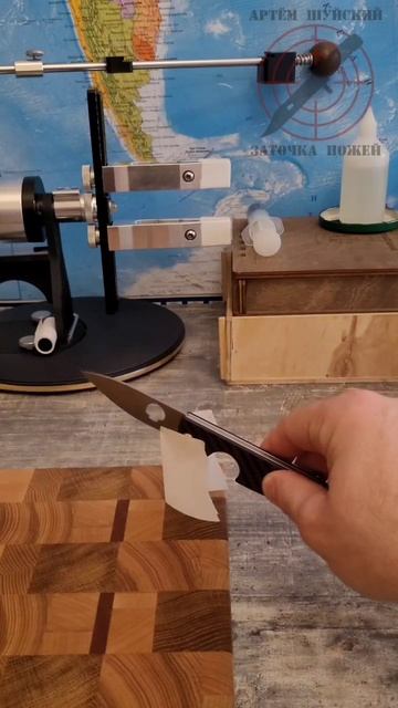 Складной нож Daggerr Cigarknife. Заточка ножа на заточной системе Профиль К4.  #нож #shorts #edc