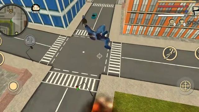 Крутой прыжок в Rope Hero Vice Town