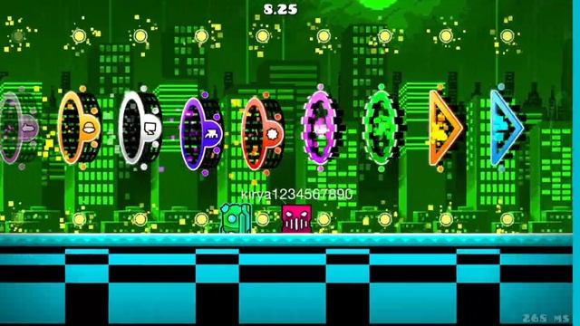играю с другом в Geometry Dash