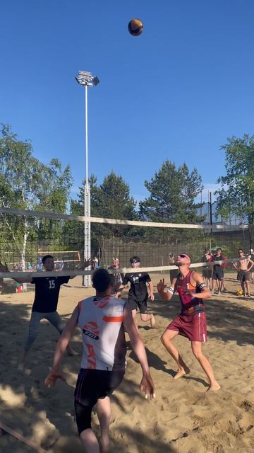 Открытие паркового волейбола 😇 #teammedvedev #volleyball #волейбол #парковый #nike #mikasa