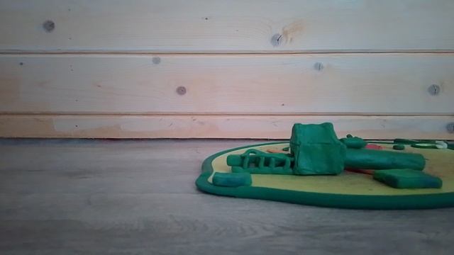 леплю дору из пластилина часть 2