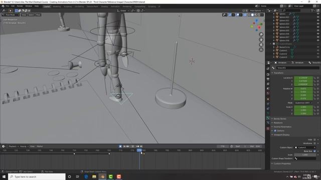 022 Blocking Animating Walking to Girl