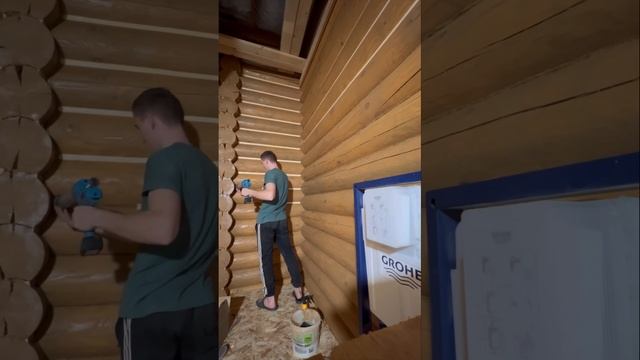 Герметик - тёплый шов, прямые швы. #отделкадома #гермет?