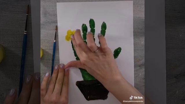 рисуем ладошкой✋🤚🖐