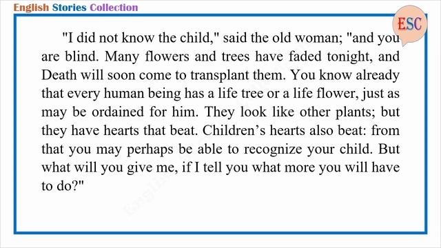 Learn English Through Story - The Story of a Mother by Hans Christian Andersen