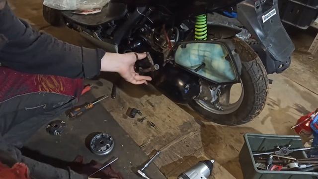 Ремонт Honda Dio AF-35 Уклювник Часть 18 Заводим -Про Вариатор TMMP