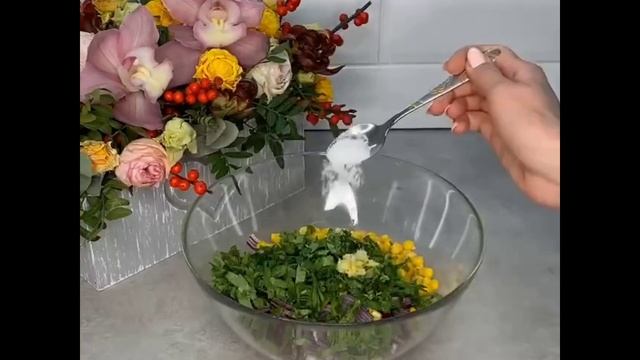 Простой и быстрый салат  ПП