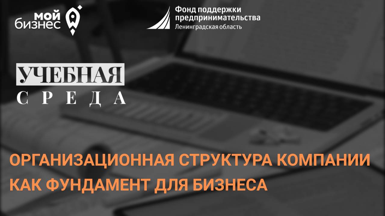 Учебная среда «Организационная структура компании как фундамент для бизнеса»-28.05.25