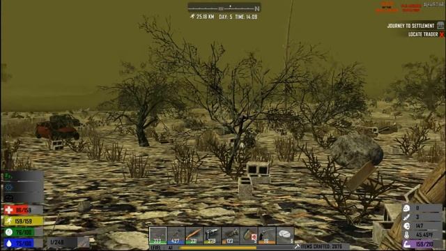 7 Days To Die Альфа 15.2 MOD WAR OF THE WALKERS Назойливый рэйдор