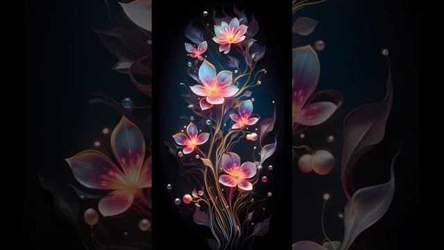 цветы котики обои на смартфон