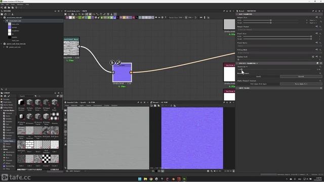 33 Wood grain material production