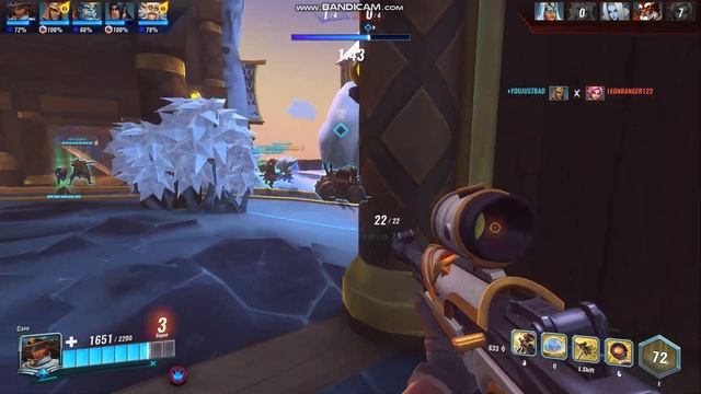 Paladins с друзьями во тьме ночной включил ближний