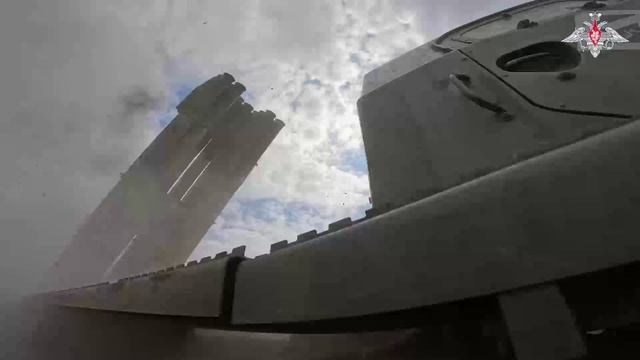 Боевая работа расчета РСЗО «Торнадо-С» группировки войск «Запад»