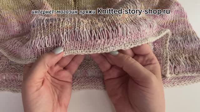 Утолщённый край спицами. Мастер-класс от интернет-магазина пряжи Knitted-story