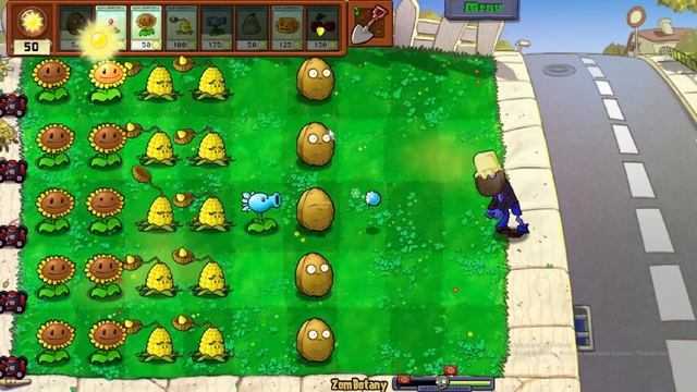 СКРЕЩИВАНИЕ ЗОМБИ И РАСТЕНИЙ!!!??? - Прохождение Plants vs Zomb