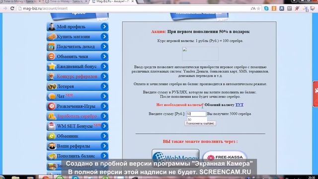 ИГРА MAG-BIZ.RU