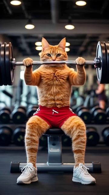 Коты в спорте