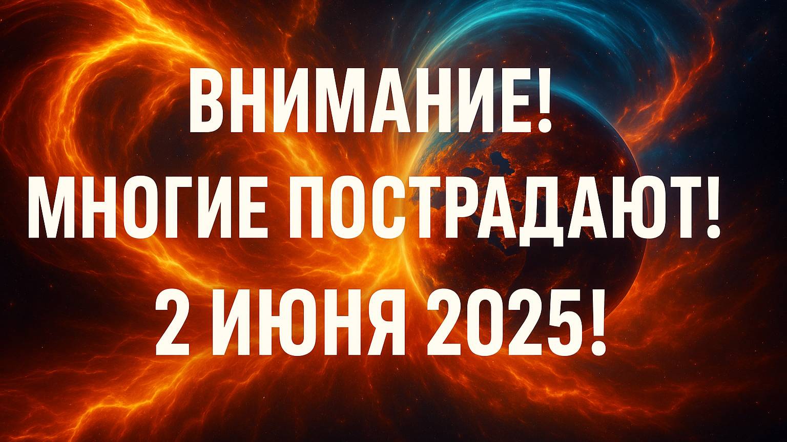 ВНИМАНИЕ! МНОГИЕ ПОСТРАДАЮТ!МАКСИМАЛЬНЫЙ МАГНИТНЫЙ ШТОРМ 2 ИЮНЯ 2025!