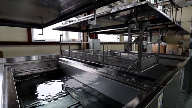Ультразвуковая линия очистки с автоматическим портал