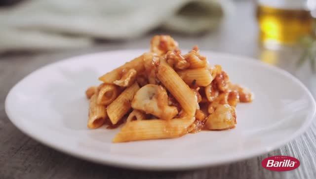 Barilla Пенне с курицей и шампиньонами
