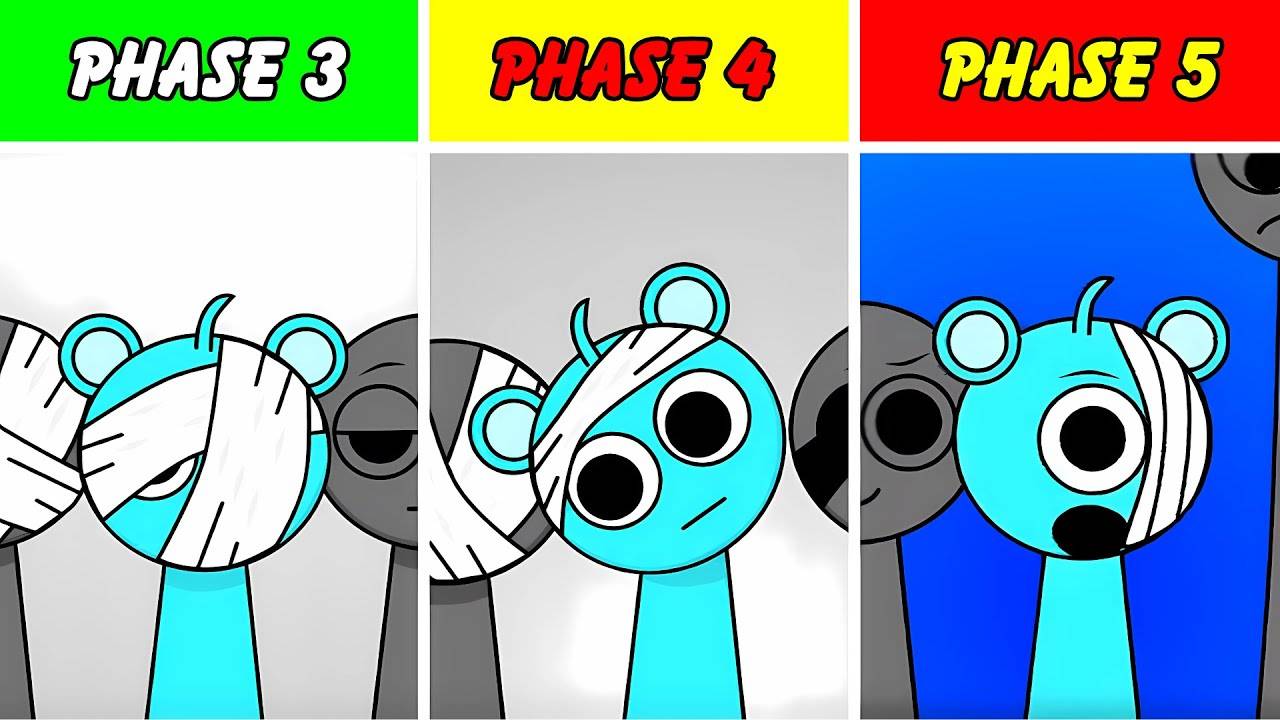 Incredibox Sprunki_ Фаза 3 против фазы 4 против фазы 5 но живая ремейковая версия