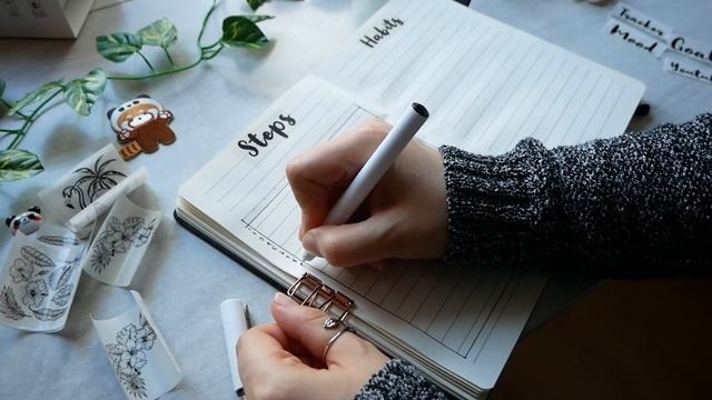 Minimalist June 2025 Bullet Journal Setup with Phomemo Printer