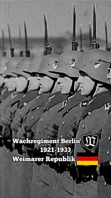 Hindenburg inspiziert das Wachregiment Berlin (Weimarer Republik)  - колоризация