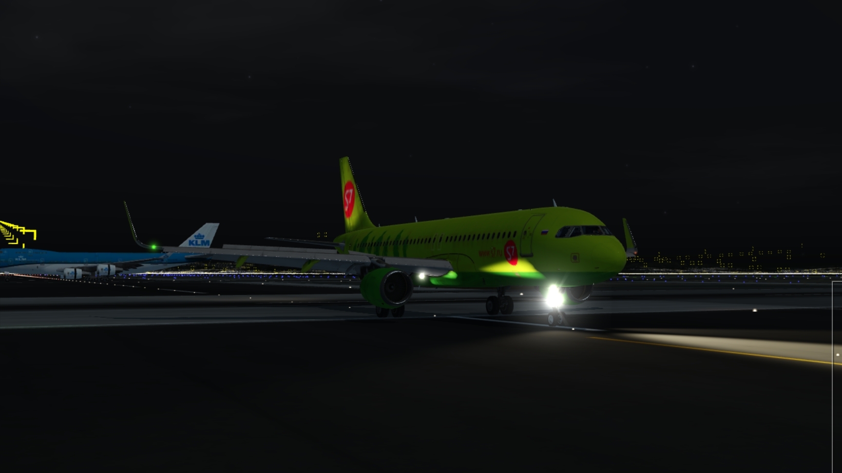 мягкая посадочка на airbus  a 320 в Aerofly  fs