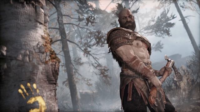 God of War (2018) [вступительная игровая кат-сцена (Intro Game Cutscene