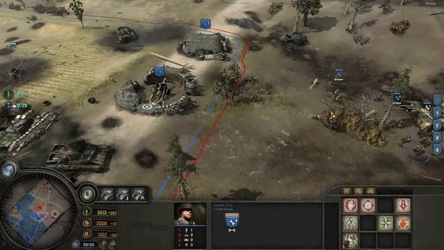 Company of Heroes. Opposing fronts - 9 (Бургебу: Наступление)