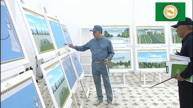 Гурбангулы Бердымухамедов проверил проекты и стройматериалы в Аркадаге