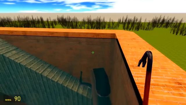 Илья убегает от BRIDGE WORM в ЛАБИРИНТЕ GARRY'S MOD