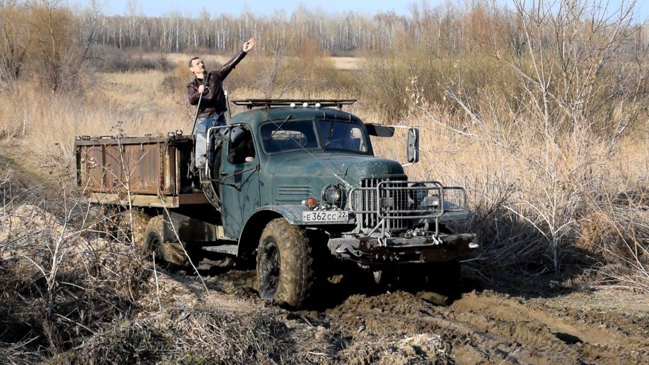 ЗиЛ-157. Для него это не грязь даже. / ZIL-157 offroad.