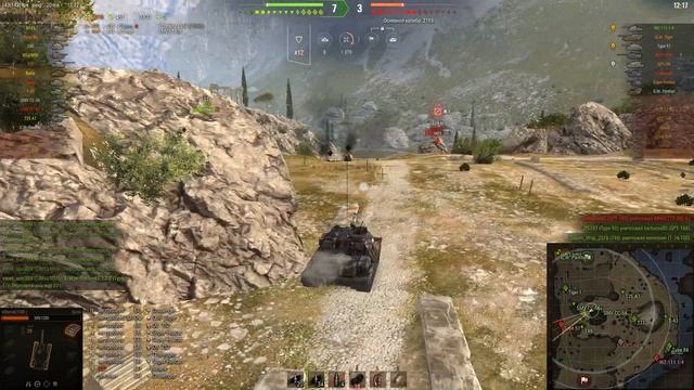 Wz.66T Burza  польская пт. 2713 урона, тестируем