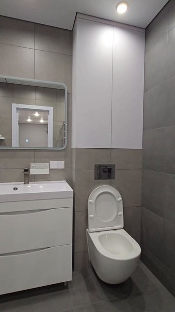 Совмещённый санузел под ключ 🔑 в проекте ремонт квартиры под ключ