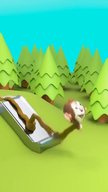 Uh-Oh! 💩 Sliding Down with Jump Trouble! 😂🧀