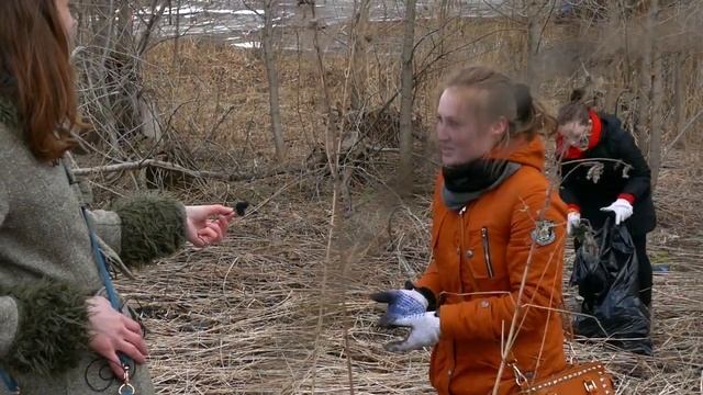 Набережная ижевского пруда. Творческий субботник 25 ап
