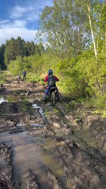 По болоту на эндуро🫣🏍