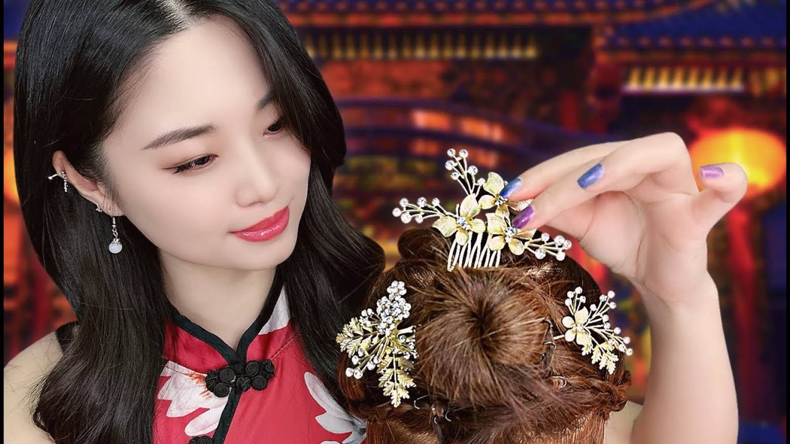 [Tingting ASMR] Doing Your Chinese New Year Hair