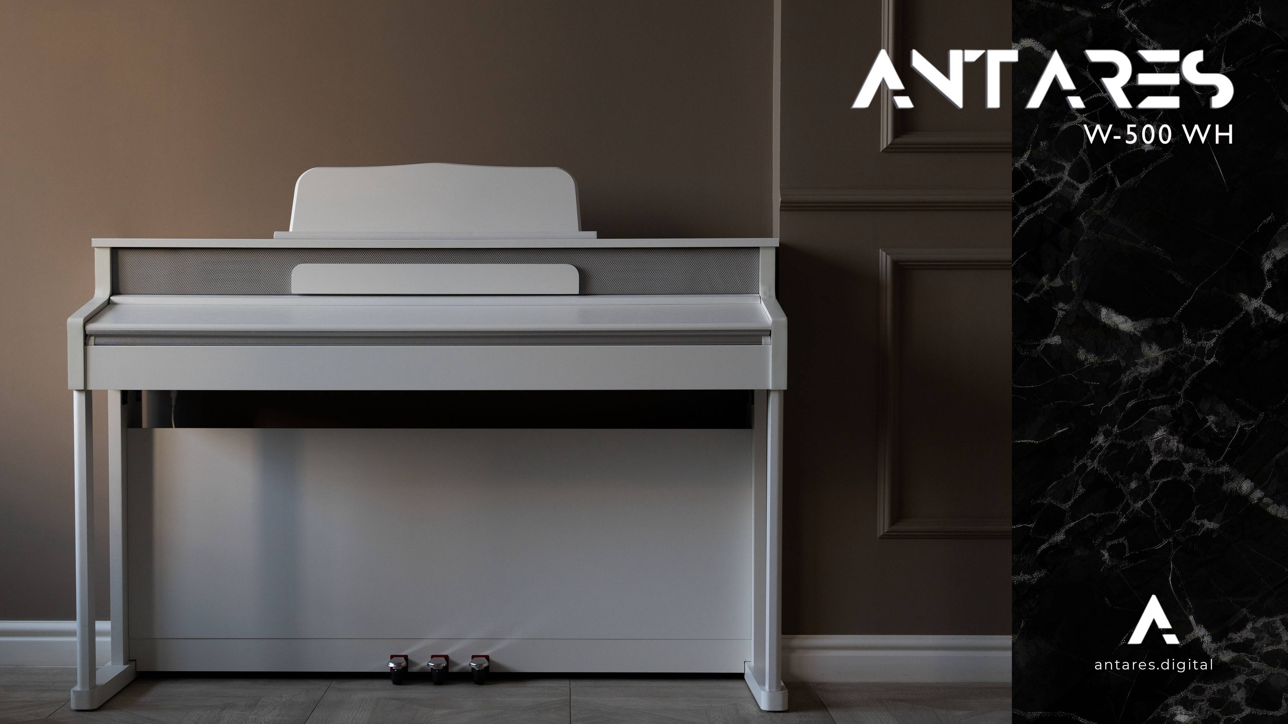 Демонстрация цифрового фортепиано Antares W-500 WH