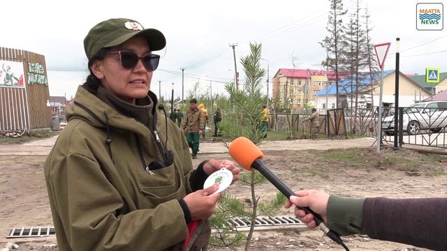 "Сад памяти" мас олордуу аахсыйата