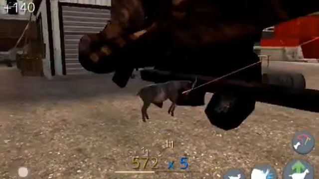 Играем в goat simulator на андроид выпуск √2 баг