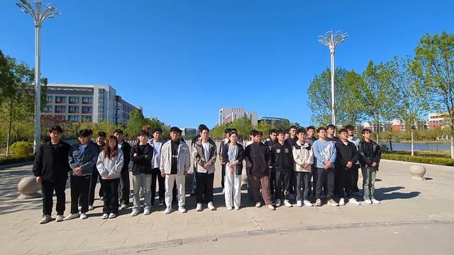Поздравление с юбилеем ВолгГТУ от студентов Вэйфанского профессионально-технического института