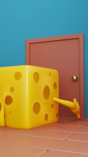 Unexpected Cheese Guests 😂🧀 #shorts