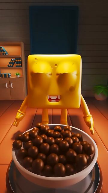 Chocolate Confusion： Cheesy’s Sweet Surprise… Or Not! 🍫🧀😂