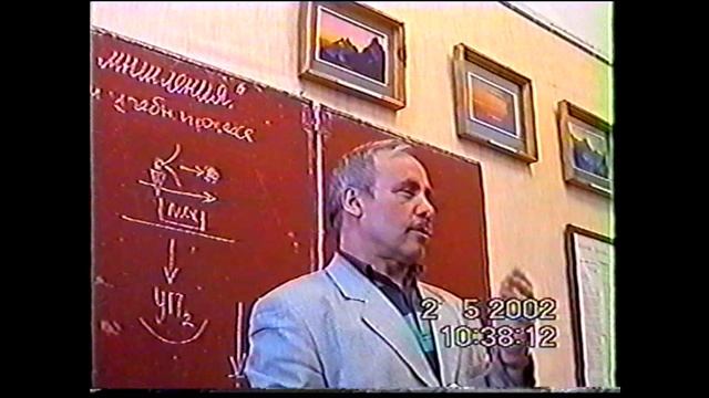 Особенности работы по пониманию содержания. Роль механизма мышления. 2002